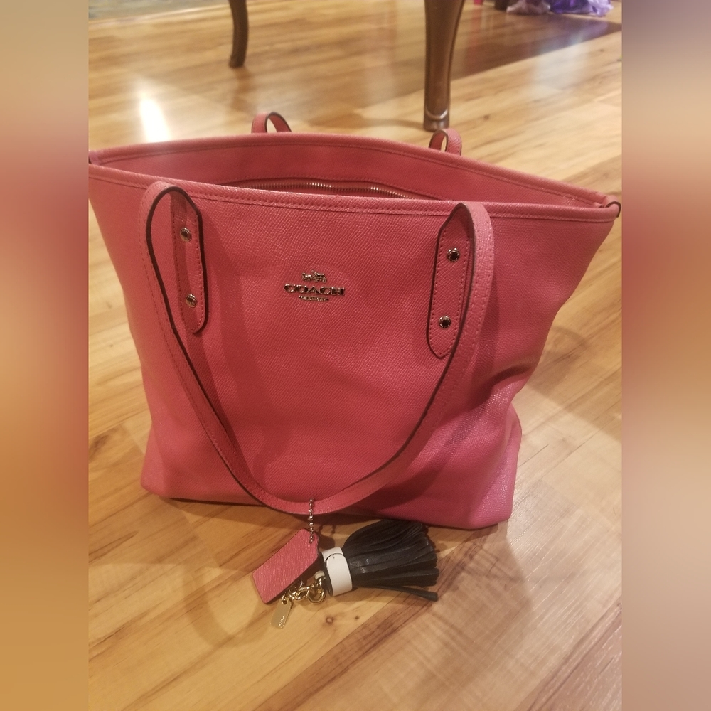Pink Coach Purse